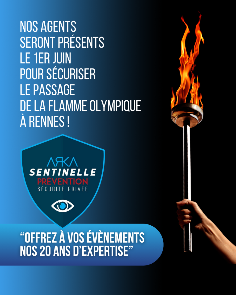 Post Flamme olympique 2024